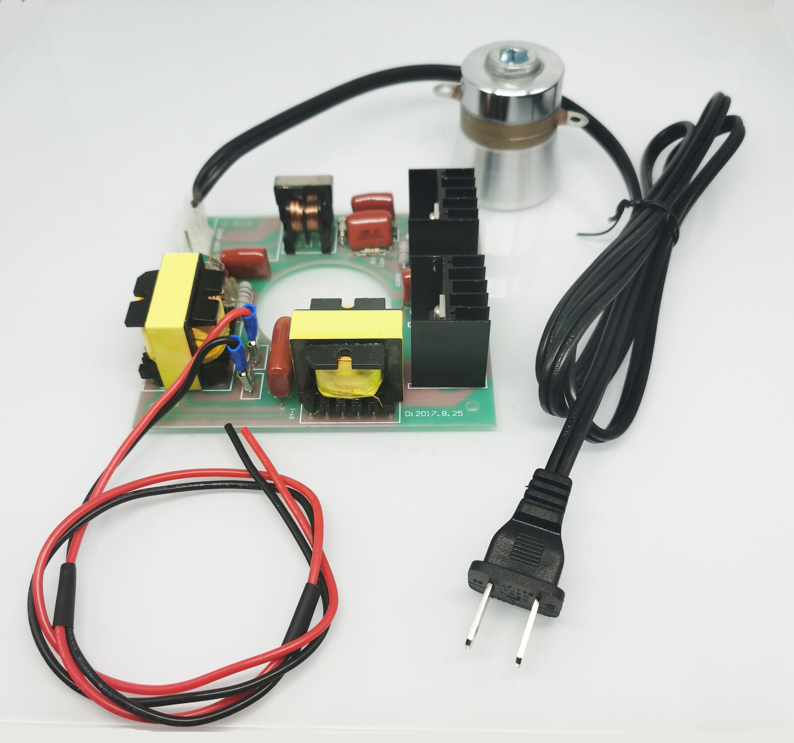 US Stock 110VAC 60W 40KHz Ultrasonic Cleaning Transducer Cleaner & Driver Board