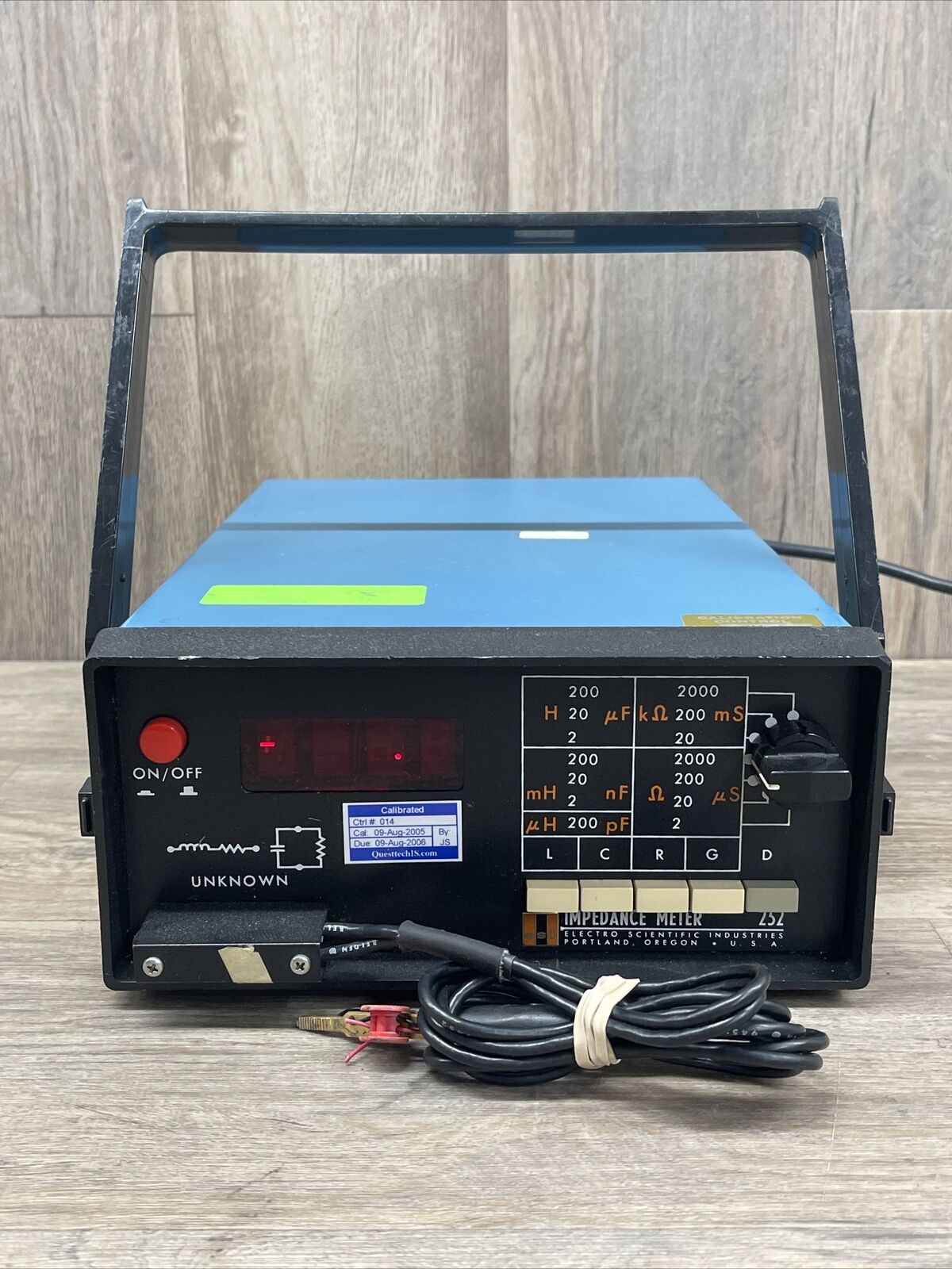 ESI 252 Digital Impedance Meter by Electro Scientific Industries