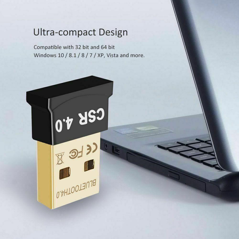 LOT Mini USB Bluetooth Adapter Donlge CSR Receiver Windows 10/8/7/XP 5.0 4.0 2.0