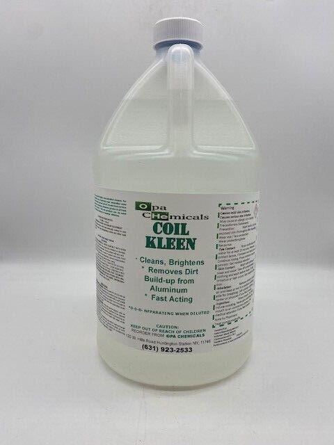 COIL CLEANER OPA CHEMICALS COIL KLEEN FOR AC EVAPORATORS/CONDENSERS