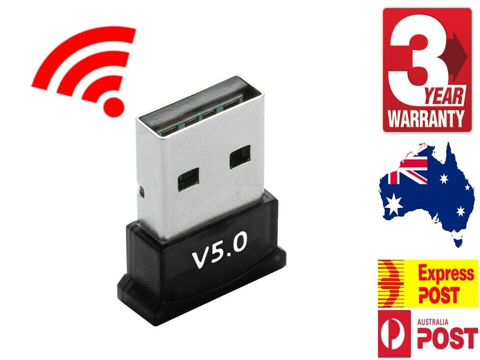 *2020* Bluetooth V5.0 USB Dongle Adapter For PC Desktop Computer WIN 10