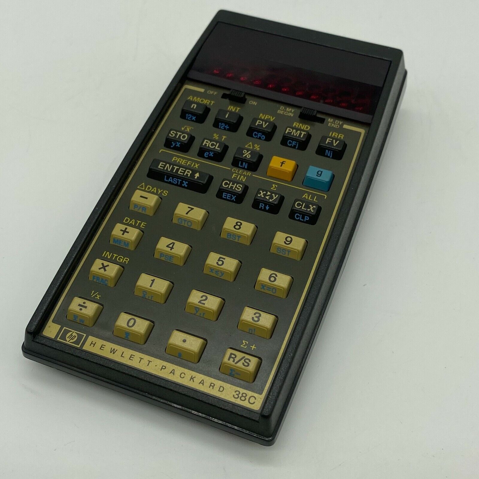 Hewlett Packard HP 38C Calculator Vintage Financial Programmable NO BATTERY