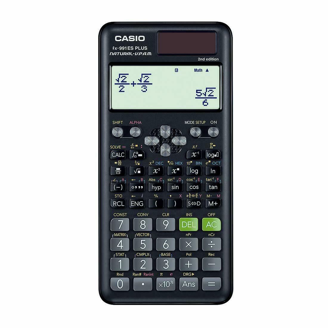 Casio fx-991ES Plus Scientific Manual Calculator fx991es fx 991 es Solar Battery