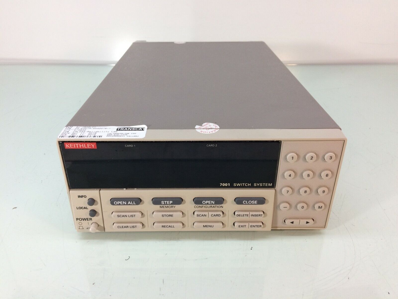 Keithley 7001 80-Channel Switch/Control Mainframe