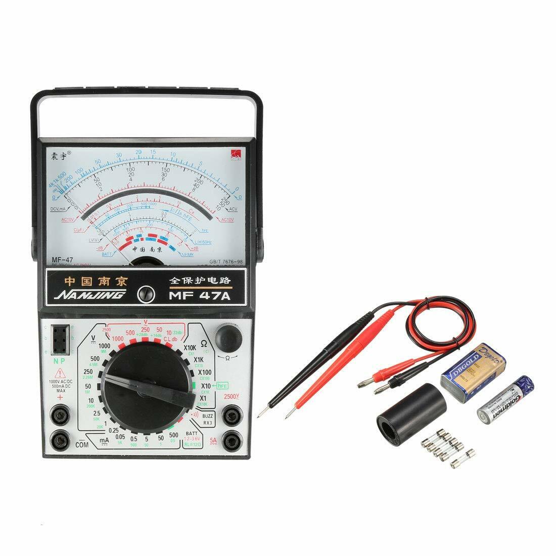 uxcell Analog Multimeter, Tester Meter AC DC Voltmeter Ammeter Ohmmeter Analog