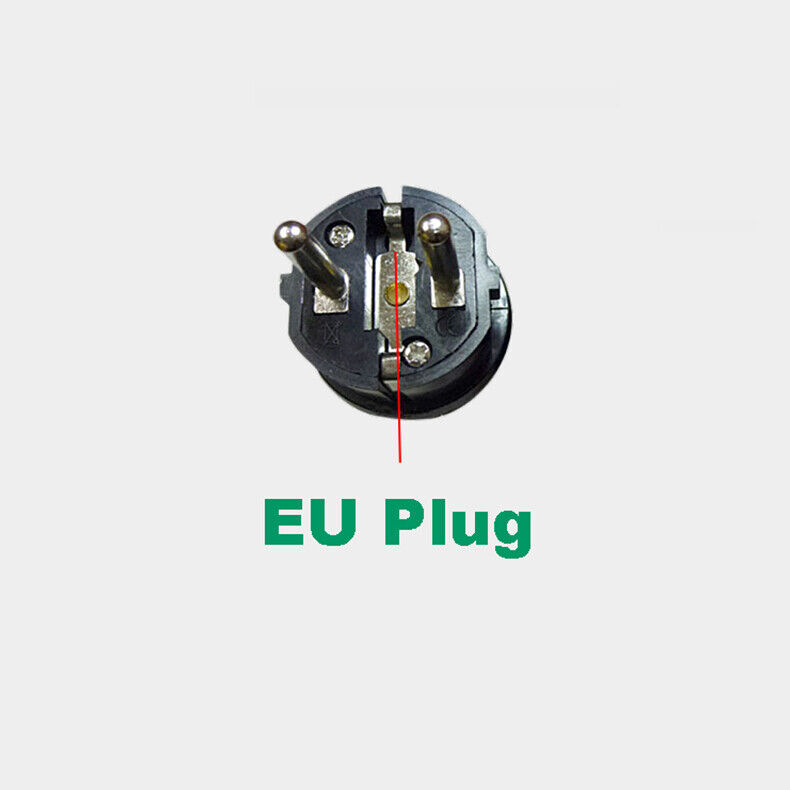 220-250V 16A Schuko EU Rewireable AC Power Plug French Mains Plug BK/WH