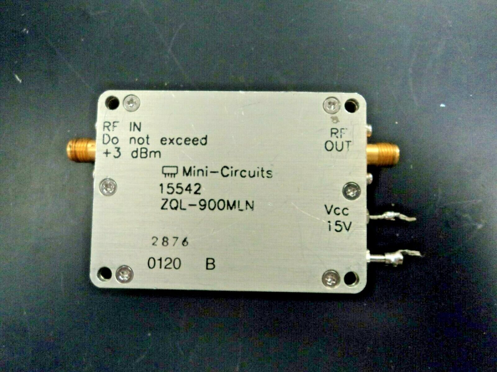 Mini Circuits ZQL-900MLN Low Noise Amplifier, 824 to 849 MHz
