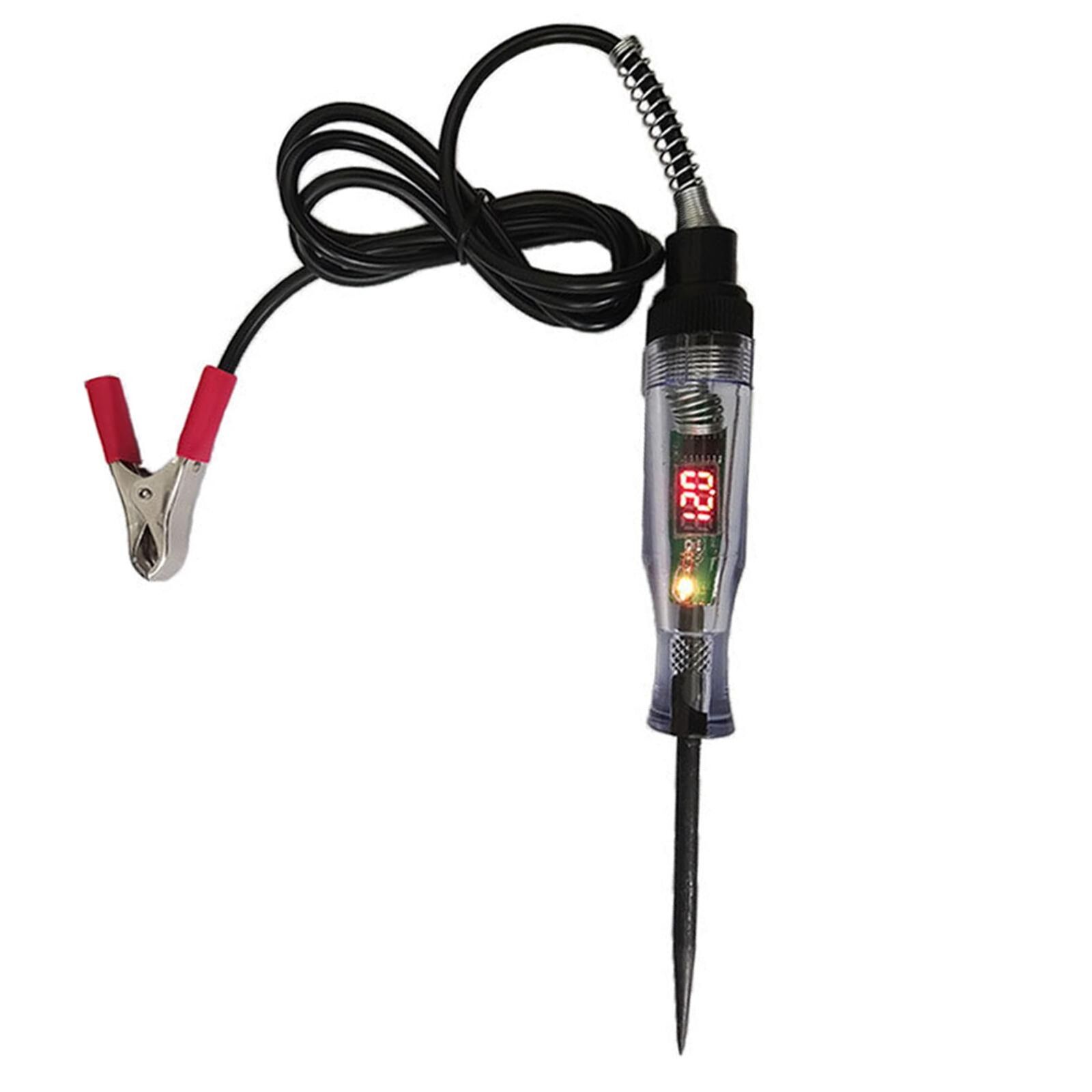 6-24V Digital Electric Circuit LCD Tester Test Light Car Truck Voltage Probe Pen