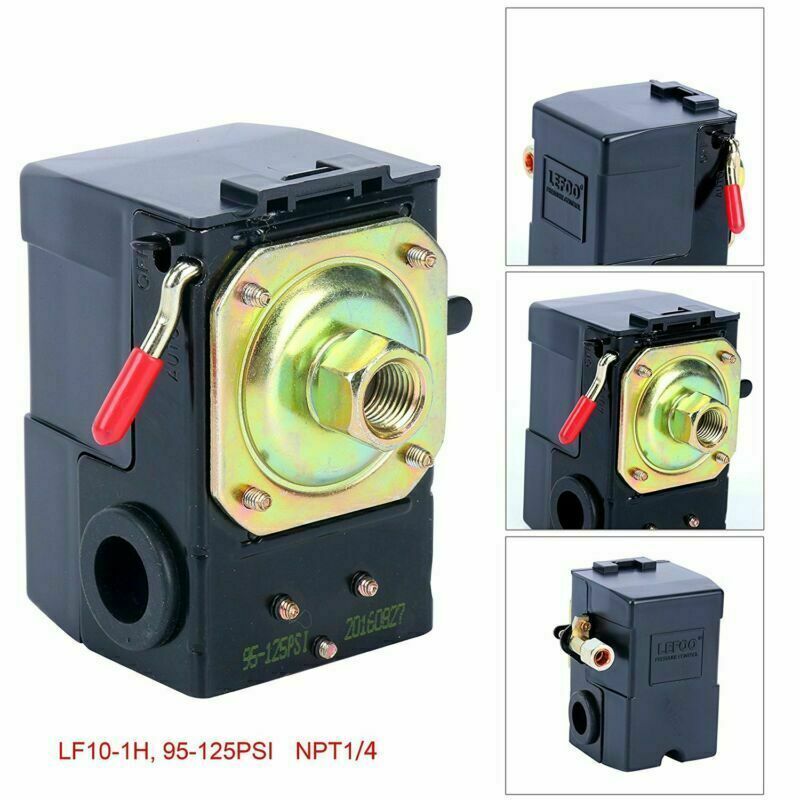 Air Compressor Pressure Switch Control 95-125 PSI H/D Pressure switch w/Unloader