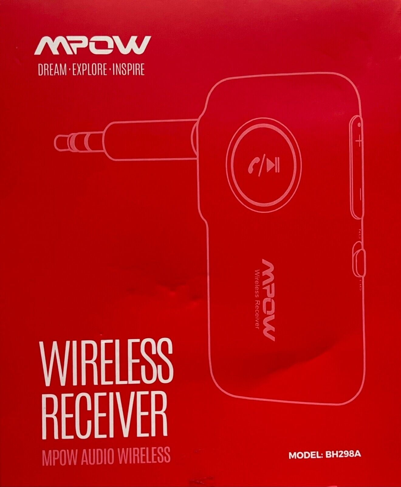 Mpow Bh298A Bluetooth Receiver, Aux Wireless Bluetooth With Bluetooth 5.0