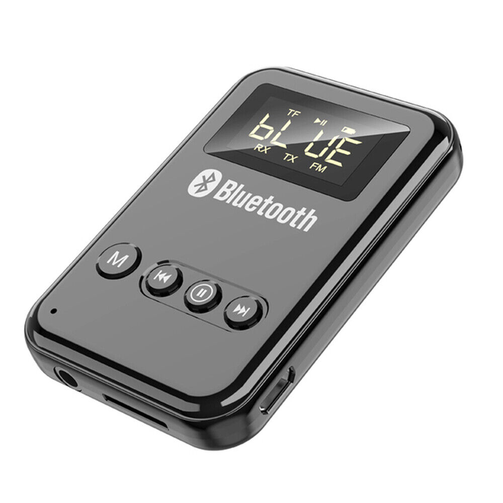 USB Bluetooth 5.0 Transmitter Receiver 4in1 Wireless Audio 3.5mm Aux Car Adapter