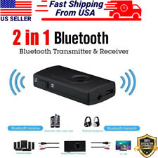 Bluetooth Transmitter Receiver 2 IN 1 Wireless Audio 3.5mm Jack Aux Adapter picture