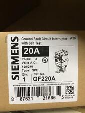Siemens QF220A 2 pole 20 Amp 120V Ground Fault Circuit Interrupter NEW picture