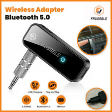 USB Wireless Bluetooth 5.0 Transmitter Receiver 2in1 Audio Adapter 3.5mm Aux Car picture