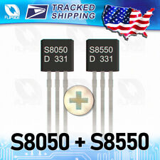 S8050+S8550 NPN-PNP TO-92 Transistor Bundle Complimentary Pairs 50x 100x 200x picture