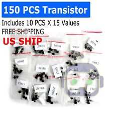 150pcs 15Types Transistor TO-92 Assortment Kit C1815 2N5551 S9018 S9013 C945 picture