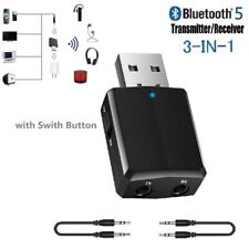 Wireless Bluetooth 5.0 Audio Transmitter/Receiver Adapter 3in1 USB For TV/PC/Car picture