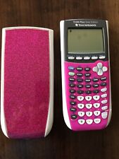 Texas Instruments TI-84 Plus Silver Edition Graphing Calculator Pink RAM Clear picture