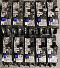 LOT OF 10 SIEMENS QA115AFCN PLUG ON NEUTRAL (NO WIRE) 15A AFCI ARC FAULT NEW picture