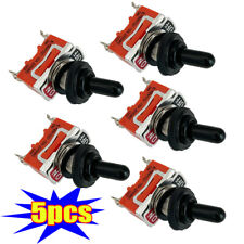 5pcs 15A 250V SPST2 Toggle SWITCH ON/OFF Heavy Duty Terminal Car Boat Waterproof picture