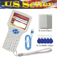 10 Frequency NFC Smart Card Reader Writer RFID Copier Duplicator 125KHz 13.56MHz picture