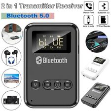 USB Bluetooth 5.0 Transmitter Receiver 4in1 Wireless Audio 3.5mm Aux Car Adapter picture