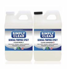 Crystal Clear Epoxy - 1 Gallon Combined - table tops, Small CASTINGS and CRAFTS picture