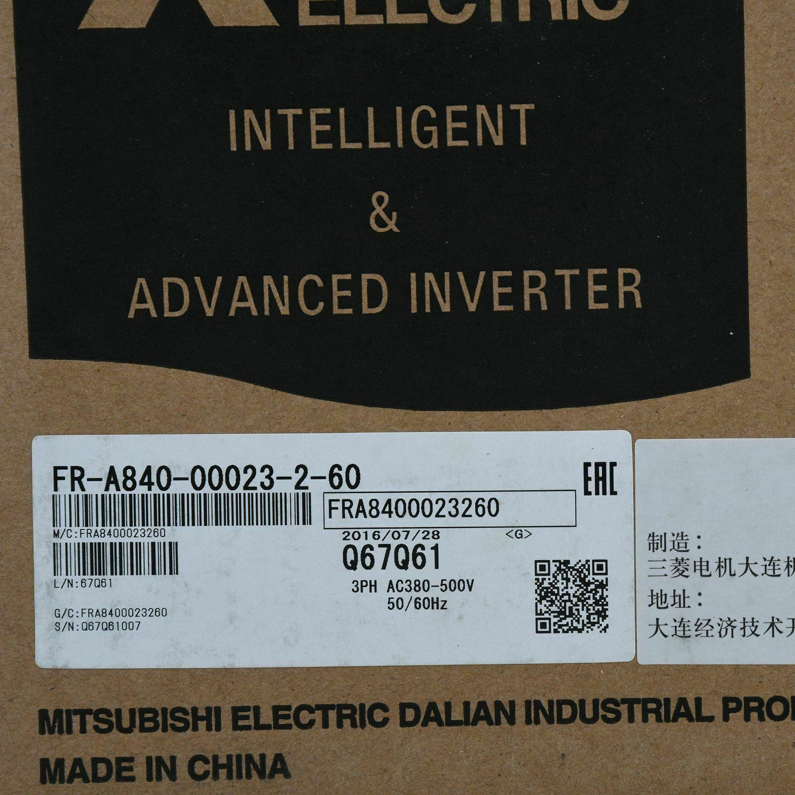 NEW MITSUBISHI Inverter FR-A840-00023-2-60 MITSUBISHI FR-A840-00023-2-60