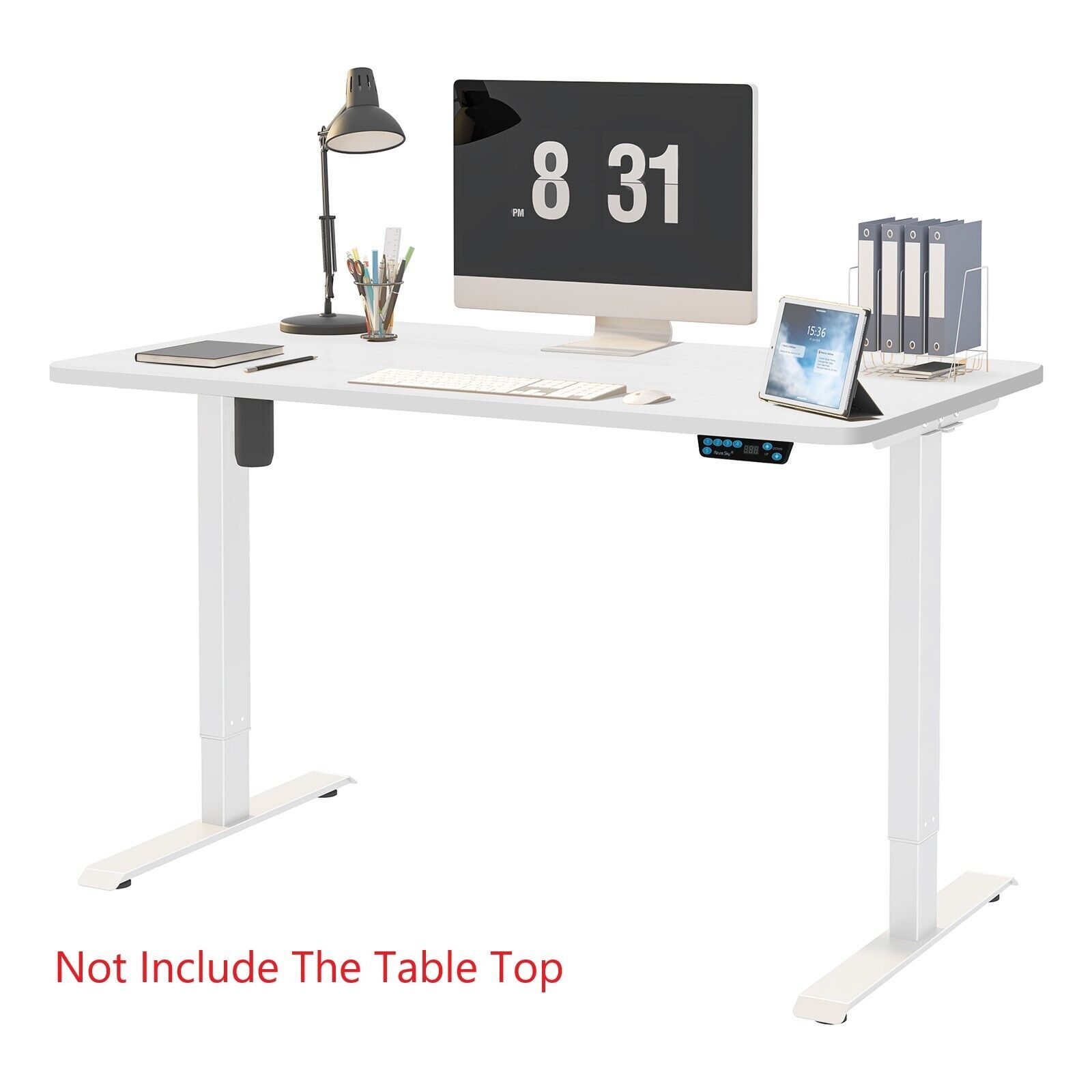 Electric Desk Frame Height Adjustable Standing Single Motor Memory Touch Control