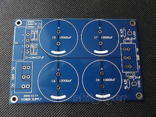 Rectifier Filter Power Supply PCB Board (For LM3886TF/TDA7293 Amplifier Board )