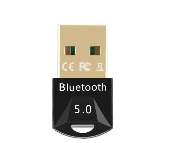 NEW Bluetooth 5.0 USB Adapter, 20m, Dual-Mode, 3Mbps, Windows 7-11, Mac, Linux